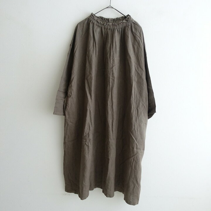 楽天市場】ネストローブ nest Robe リネンシャーリングワンピース F  