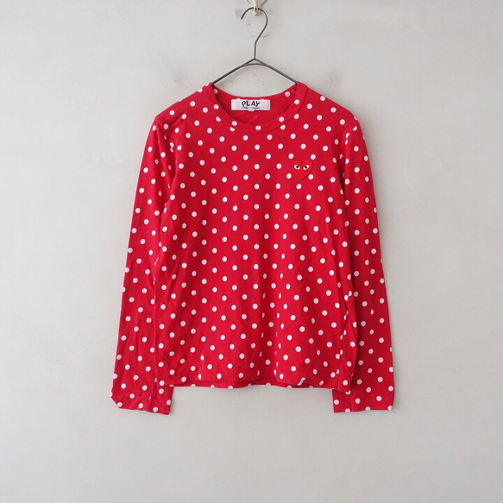 楽天市場】コムデギャルソン PLAY COMME des GARCONS ドットプリント 