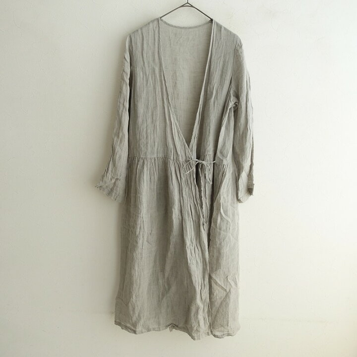 楽天市場】ネストローブ nest Robe リネンカシュクールワンピース  
