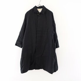 【美品/定価6.3万】 スズキタカユキ suzuki takayuki stand-fall-collar coat コート 0【中古】【11I32】【高価買取中】