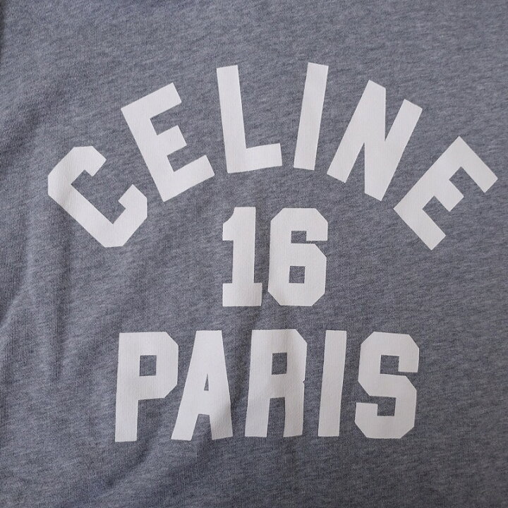 楽天市場】セリーヌ CELINE 16 PARIS ロングフーディーオーバーサイズ 