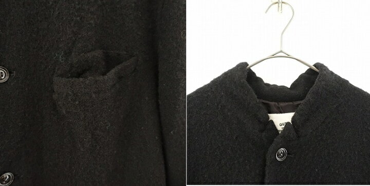 楽天市場】ウティー OUTIL ウールスタンドカラーコート 2【中古  