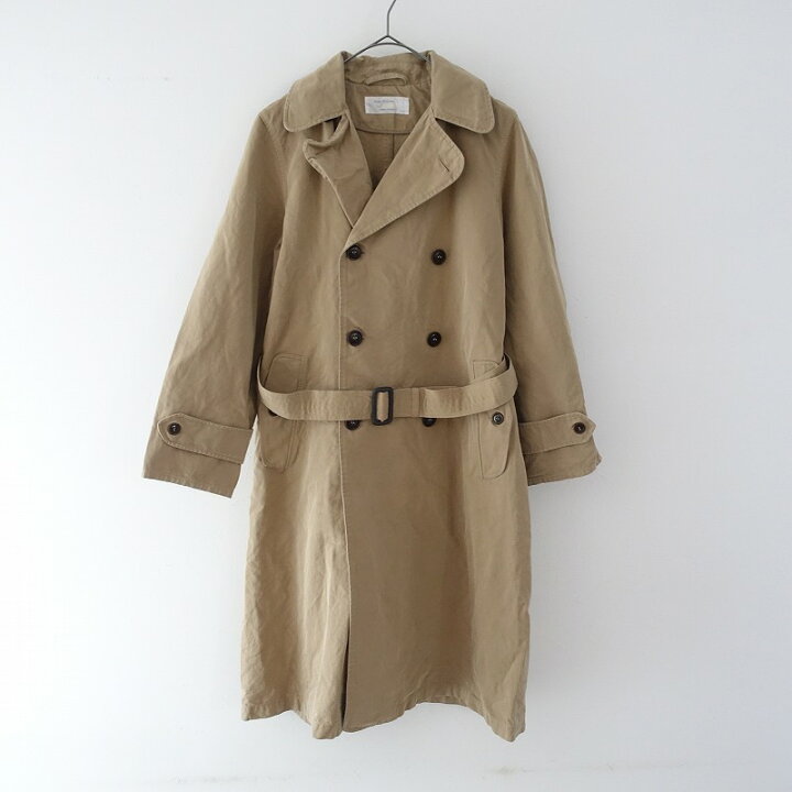 楽天市場】アーメン ARMEN チノクロストレンチコート【中古】【21J32 