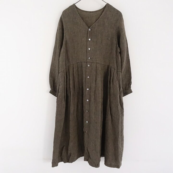 楽天市場】//ネストローブ nest Robe リネンヘリンボーンタック  