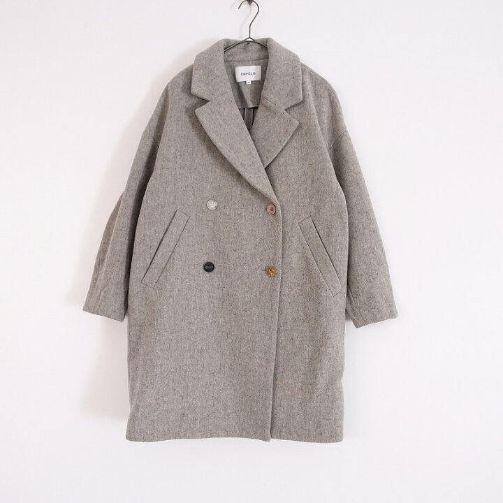 楽天市場】//エンフォルド ENFOLD ダブルブレストコート 38 【中古  