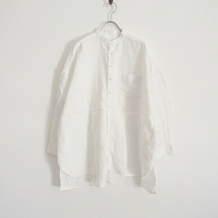 楽天市場】//ネストローブ nest Robe リネンハイカウントバンドカラー 