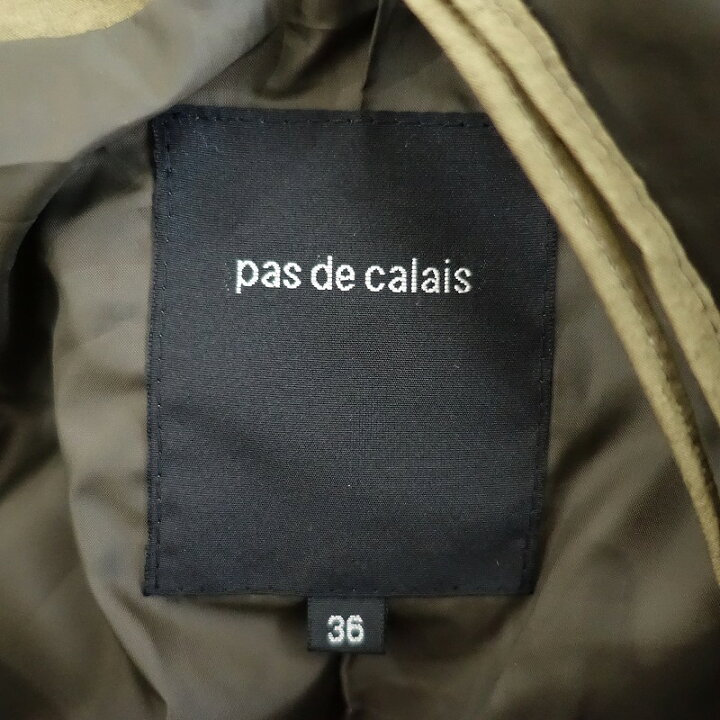 楽天市場】//【美品/2022AW/定価7.9万】パドカレ pas de calais 綿麻 
