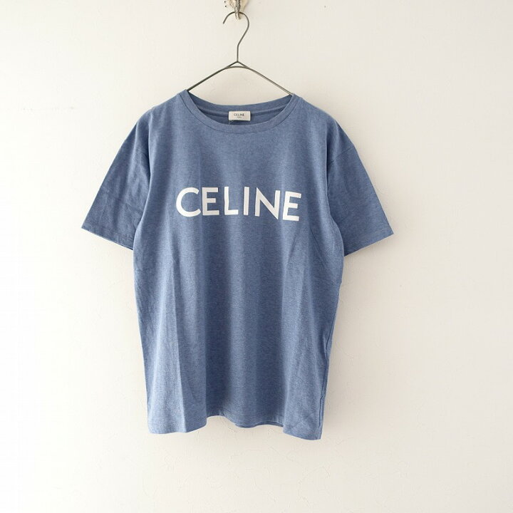 楽天市場】//セリーヌ CELINE ルーズフィットロゴプリントTシャツ XXS 