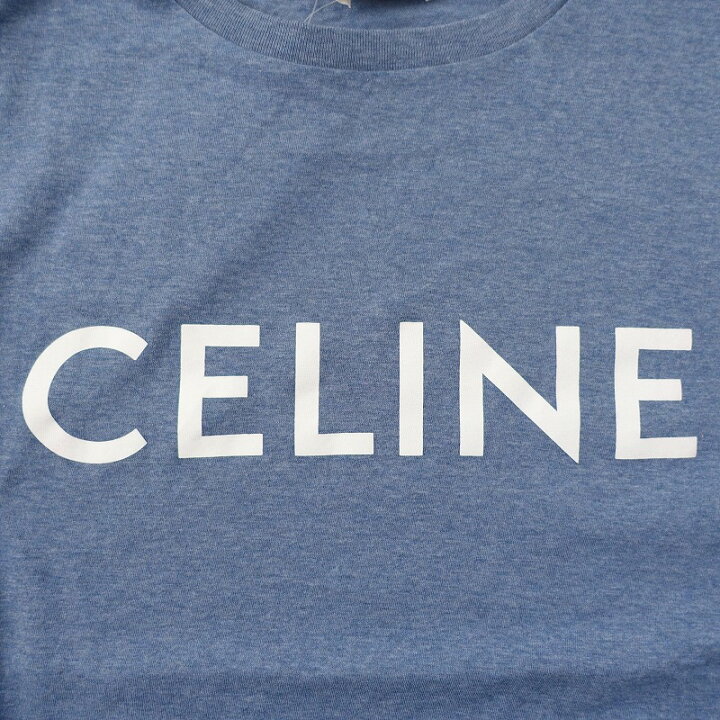 楽天市場】//セリーヌ CELINE ルーズフィットロゴプリントTシャツ XXS 