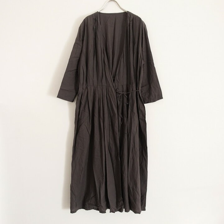 evam eva コットンシルクカシュクールワンピース 1