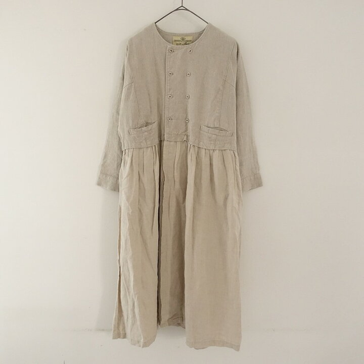 楽天市場】//ネストローブ nest Robe リネンダブルブレスト切替  