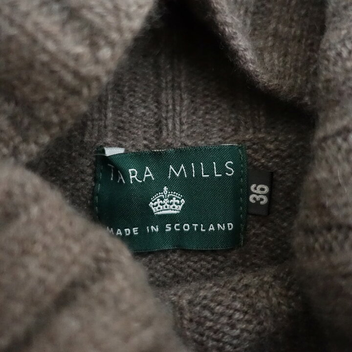 楽天市場】//タラミルズ TARA MILLS カシミヤオフタートルネックニット 