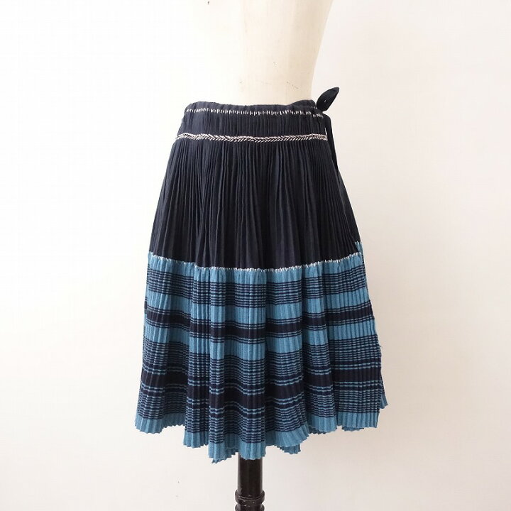 楽天市場】//キャピタル KAPITAL プリーツラップスカート F 【中古  
