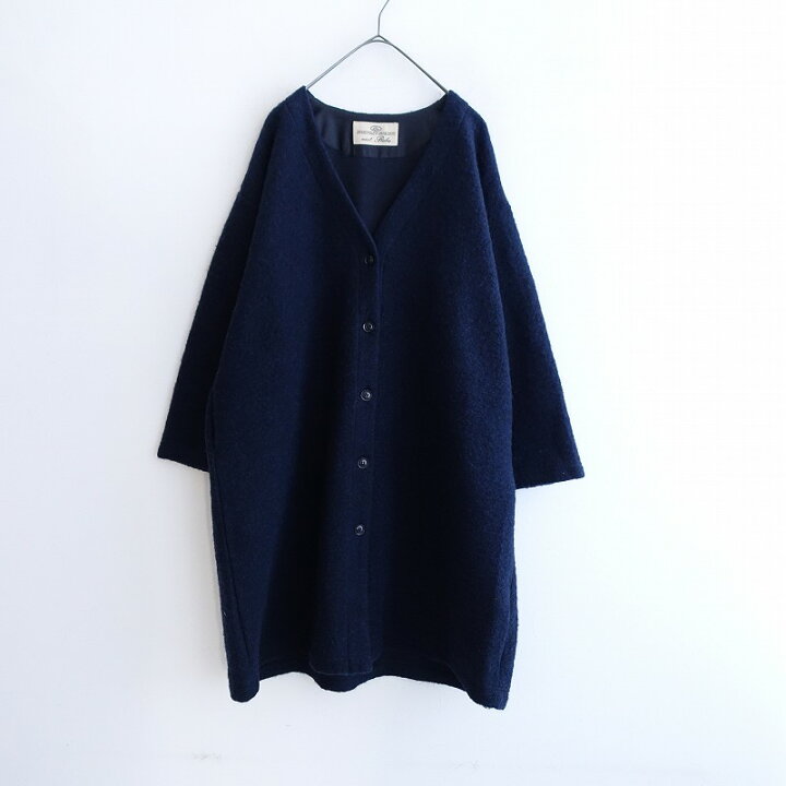 楽天市場】//ネストローブ nest Robe ウール混Vネックロング  