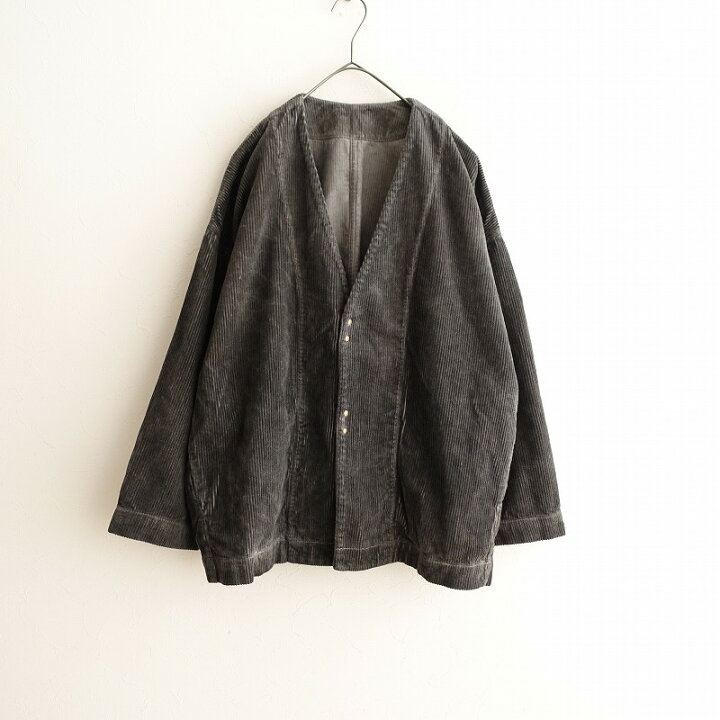 楽天市場】//ネストローブ nest Robe ノーカラーコーデュロイ 