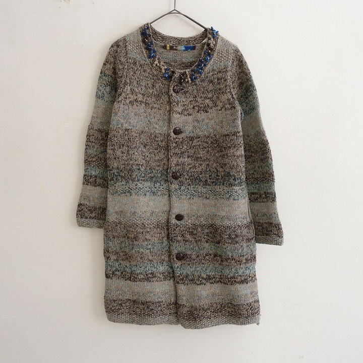 楽天市場】//45アールピーエム 45RPM BADOUR モチーフ使いウールニット  