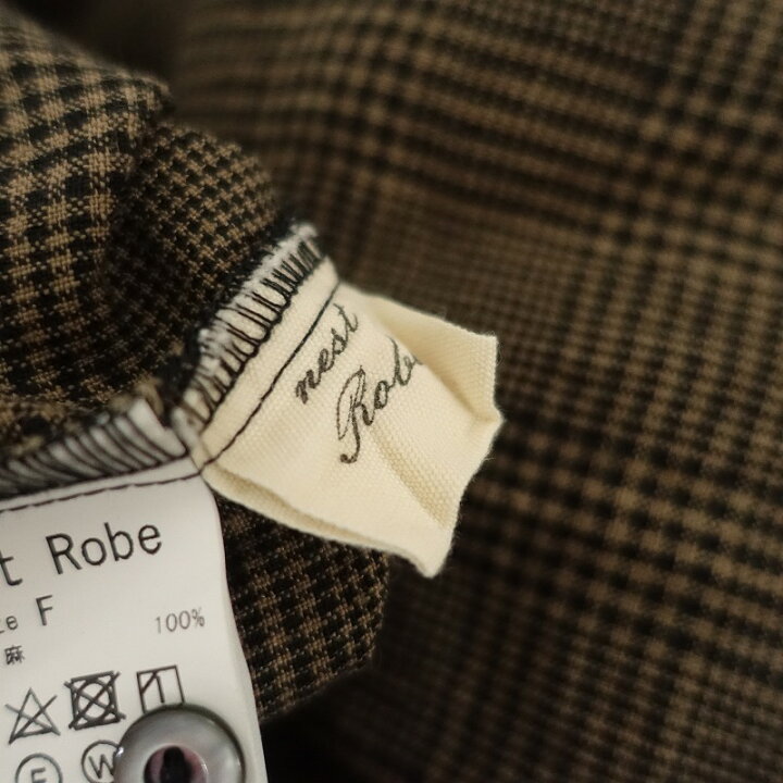楽天市場】//ネストローブ nest Robe リネンオールドクラシカルグレン  