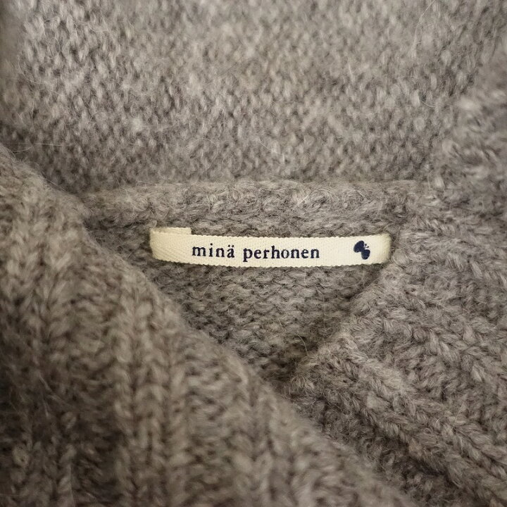 楽天市場】//ミナペルホネン mina perhonen oslo ウールアルパカフード 
