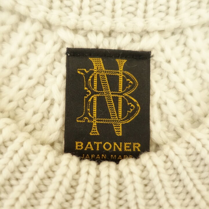 楽天市場】//【定価2.4万】バトナー BATONER ウール5Gシグニチャー畦 