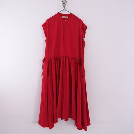 //【定価6.9万】イクナ／スズキタカユキ ikkuna/suzuki takayuki band sleeve dress ワンピース - 【中古】【12L32】