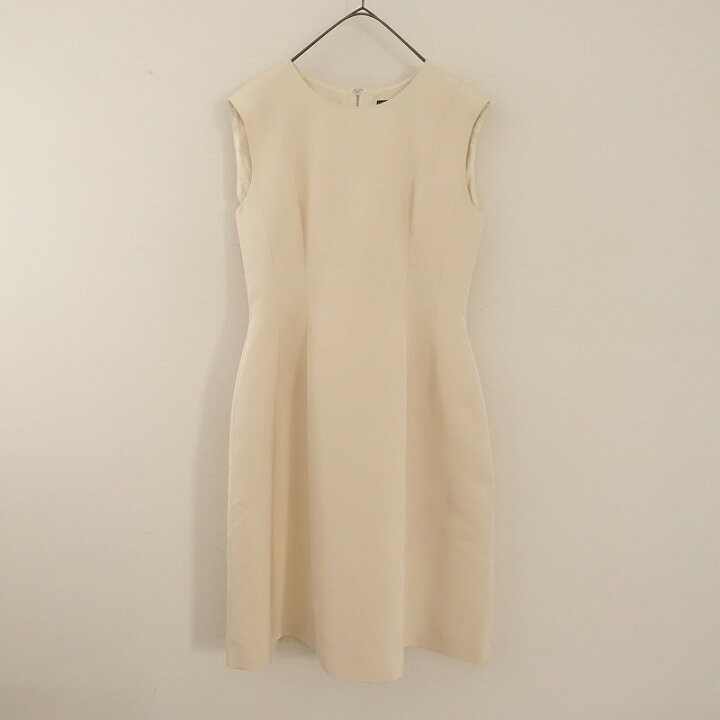 楽天市場】//フォクシー FOXEY ウールシルクノースリーブワンピース 40 