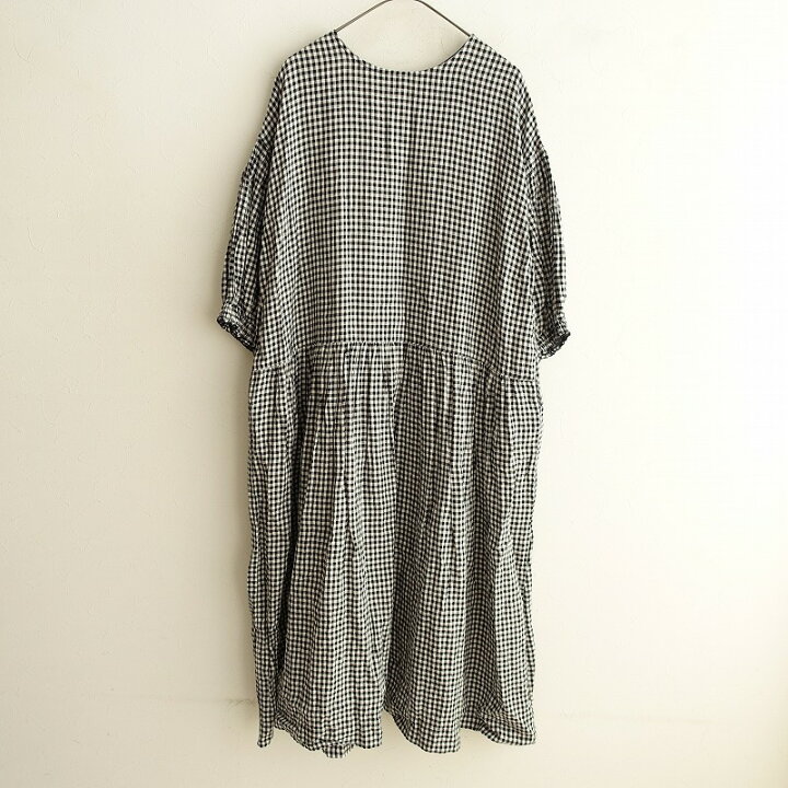 楽天市場】//ネストローブ nest Robe リネンギンガムバルーンスリーブ  