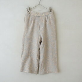 //ガサグルー GASA grue ウール混フラワープリントワイドパンツ F 【中古】【92A42】
