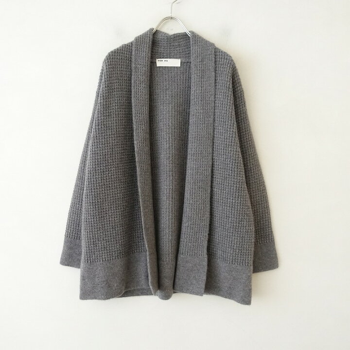 楽天市場】//エヴァムエヴァ evam eva カシミヤワッフルカーディガン 1 