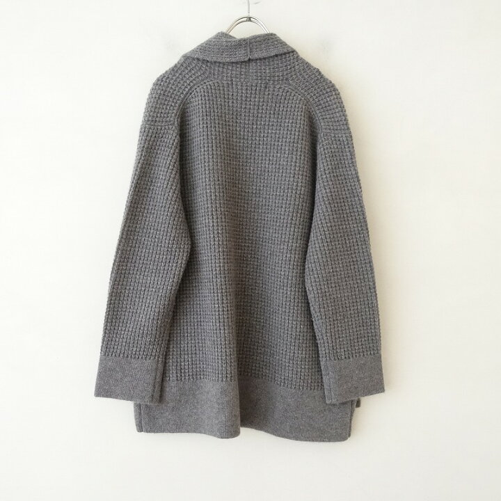 楽天市場】//エヴァムエヴァ evam eva カシミヤワッフルカーディガン 1 