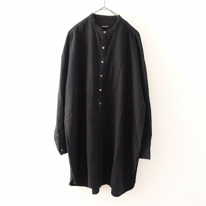 楽天市場】//パドカレ pas de calais バンドカラーロングシャツ 