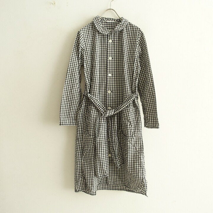 楽天市場】//ホームスパン homspun ギンガムチェックベルテッドシャツ 