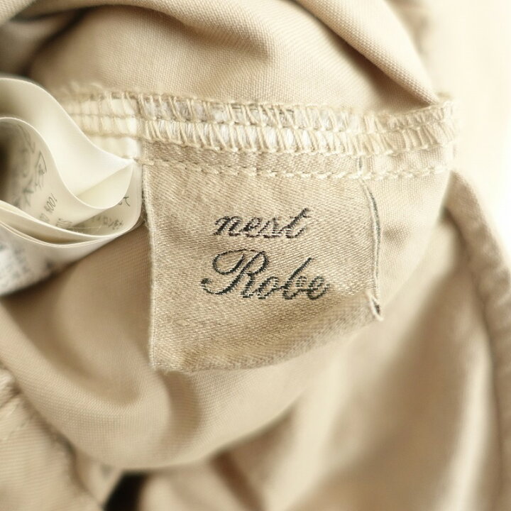 楽天市場】//ネストローブ nest Robe コットンツイルパンツ F 【中古  