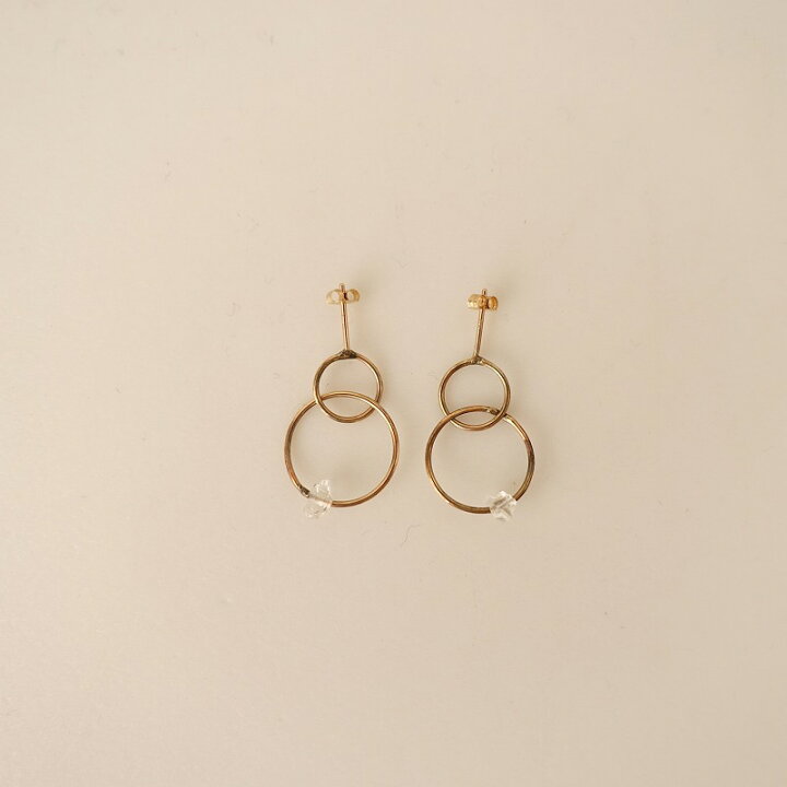 楽天市場】//アクセサリーマウ accesories mau ハーキマー ピアス 
