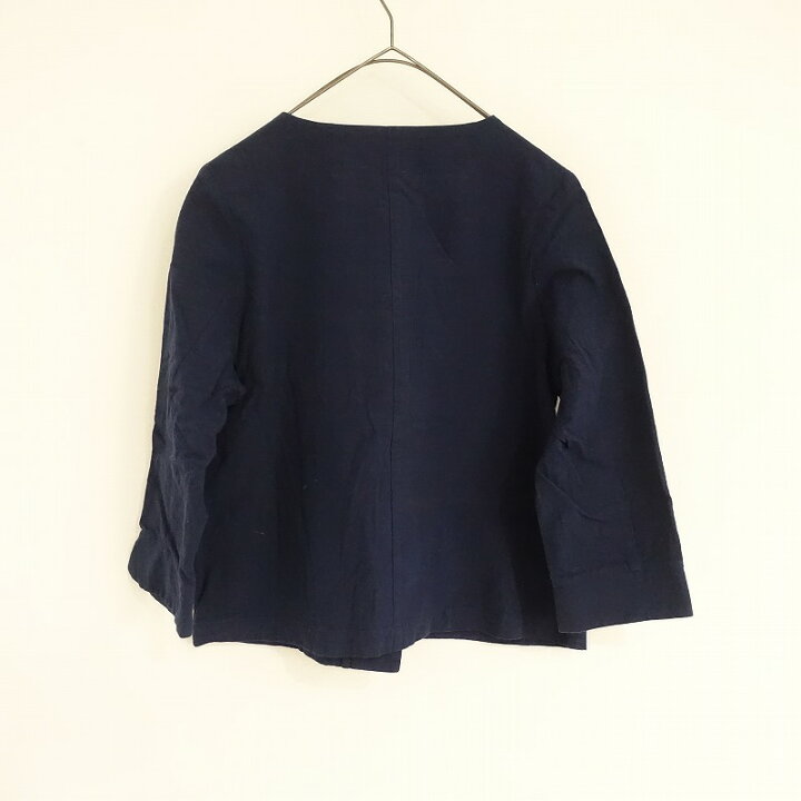 楽天市場】//ヤンマ産業 YAMMA 会津木綿ノーカラージャケット 【中古 
