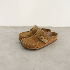 //ビルケンシュトック BIRKENSTOCK Buckley レザーサボサンダル ナロー 38/24.5 38/245/L7/M5 【中古】【22B42】