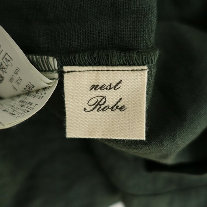 楽天市場】//ネストローブ nest Robe リネンワイドシルエット 
