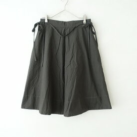 //【染】ガサグルー GASA grue コットンリネンフレアスカート F 【中古】【92B42】