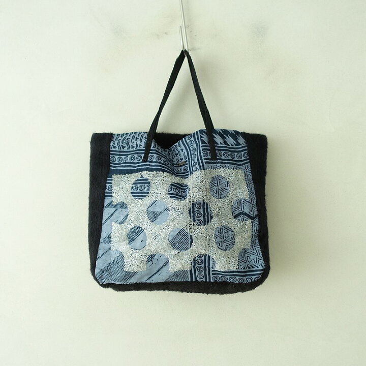 楽天市場】//ドーサ DOSA ファー×ビーズ刺繍トートバッグ 【中古 
