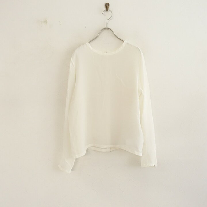 楽天市場】//ユーモレスク humoresque plain blouse 後ろボタンシルク  