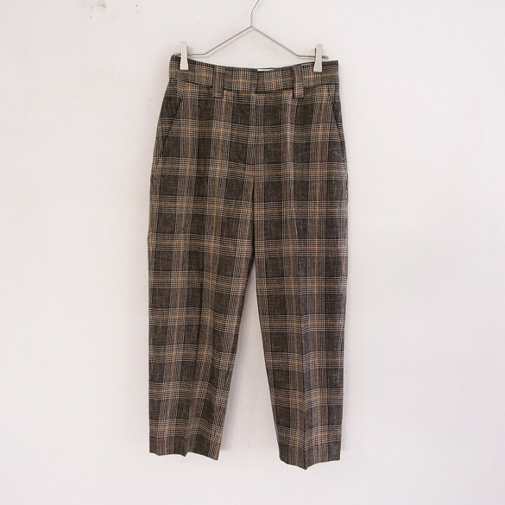 楽天市場】//アクネ ACNE STUDIOS ウールコットンチェックトラウザー 