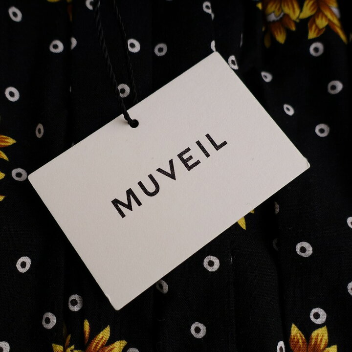 楽天市場】【未使用/定価5.2万】ミュベール Muveil コットン総柄タック 