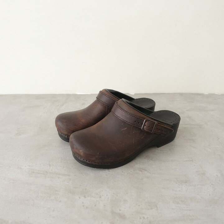 楽天市場】【美品】ダンスコ DANSKO Ingrid Antique brown サボ 