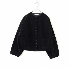 【2023AW/定価3.5万】ネストローブ nest Robe 別珍コンパクトジャケット F 【中古】【02D42】