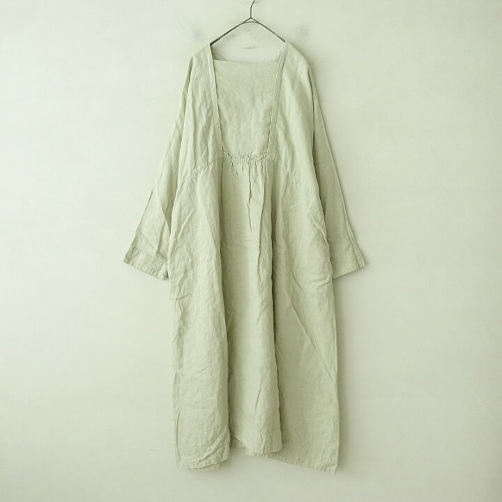 楽天市場】ネストローブ nest Robe リネンラフスリーブ2WAYワンピース  