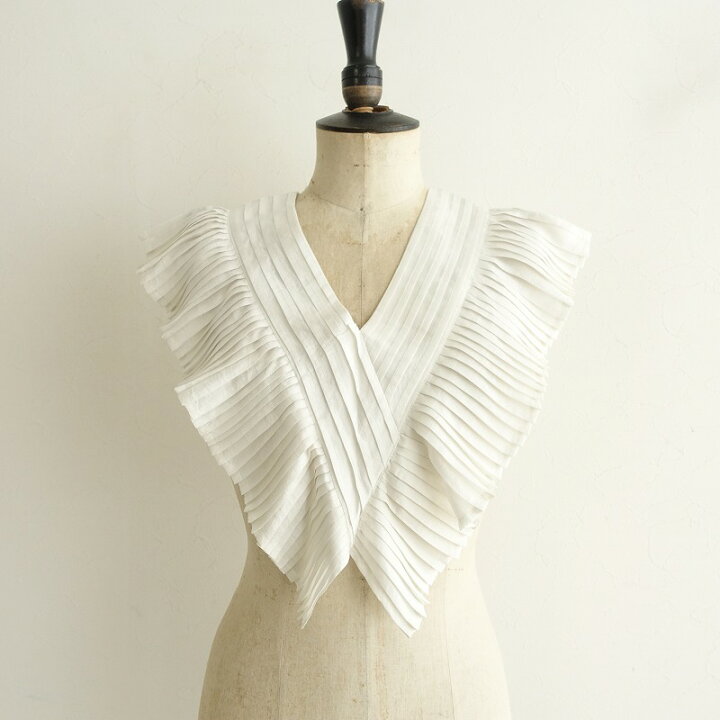 楽天市場】【定価2.4万】ブノン BUNON タックフリルつけ襟 【中古  