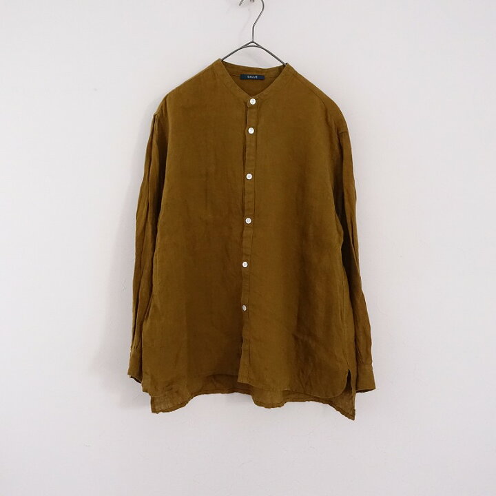 楽天市場】サルエ SALUE リネンバンドカラーシャツ 1 【中古】【82D42 