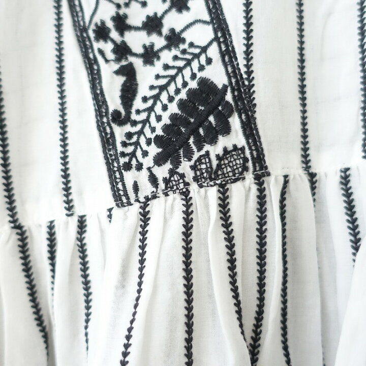 ❁¨̮marble SUD Angelfish刺繍ブラウス 【公式通販】