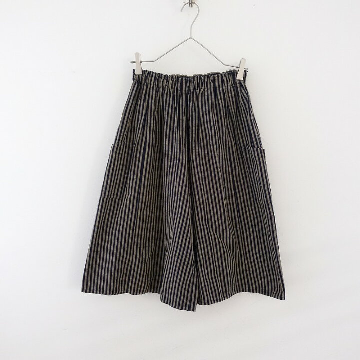 楽天市場】ヤンマ産業 YAMMA 会津木綿 キュロットパンツ 棒縞 【中古 