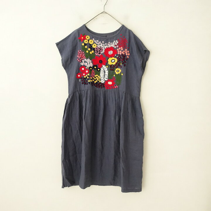 楽天市場】マーブルシュッド marble SUD 花柄ネパール刺繍リネン  