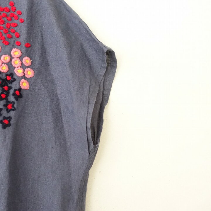 楽天市場】マーブルシュッド marble SUD 花柄ネパール刺繍リネン 
